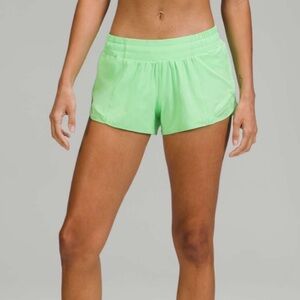 Lululemon Hotty Hot HR Short 2.5” *Lined in Scream Green